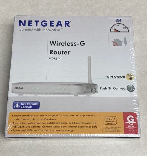 Netgear Wgr614 Wireless G Router New Sealed 606449027600 Ebay