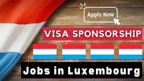 Jobs In Luxembourg With Visa Sponsorship 2024