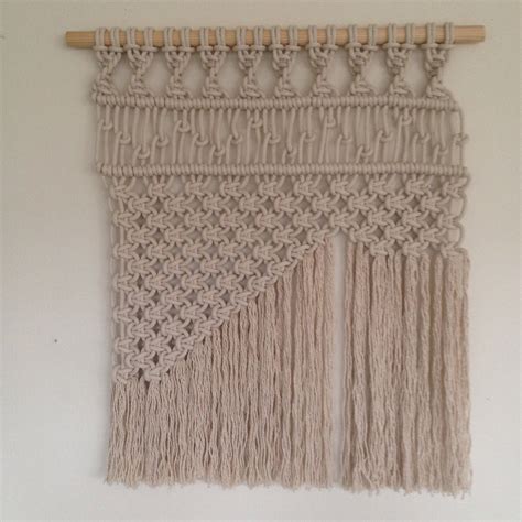 Layered Macrame Wall Hanging By Faireunnoeud On Etsy