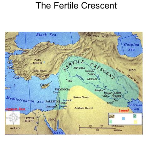 Political Map Of Fertile Crescent United States Map