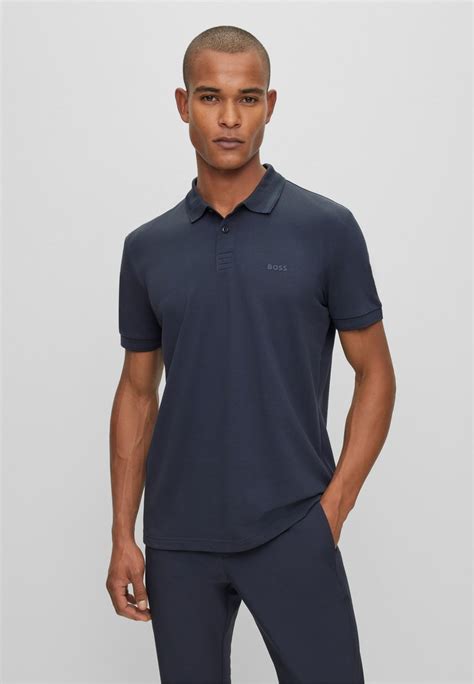 Boss Pio 1 Polo Shirt Dark Blue Three Dark Blue Uk