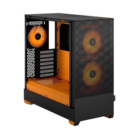 Fractal Design Pop Air RGB ATX Case Orange With Window TechNextDay