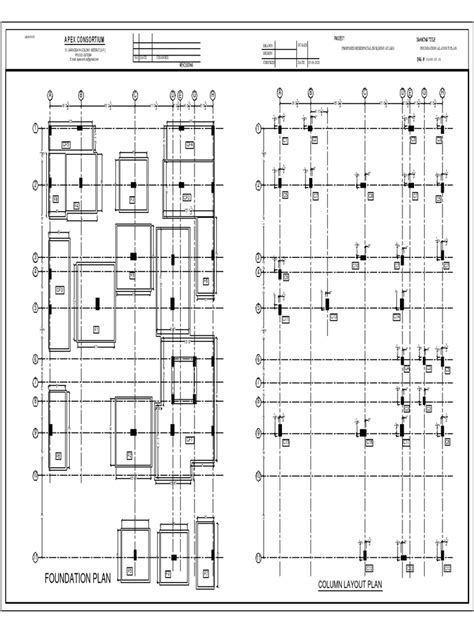 Foundation &layout Plan | PDF | Chess