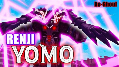 Renji Yomo Showcase Ro Ghoul Update Youtube