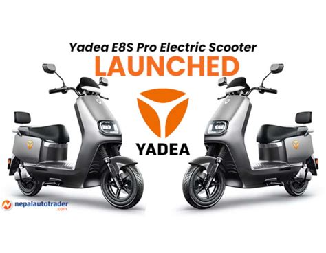 Yadea E8s Pro Electric Scooter Launched In Nepal Heres All You Need