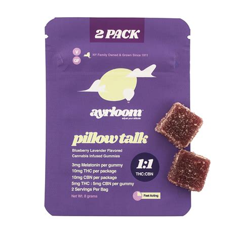 Ayrloom 2 Pack Pillow Talk Blueberry Lavender Gummies