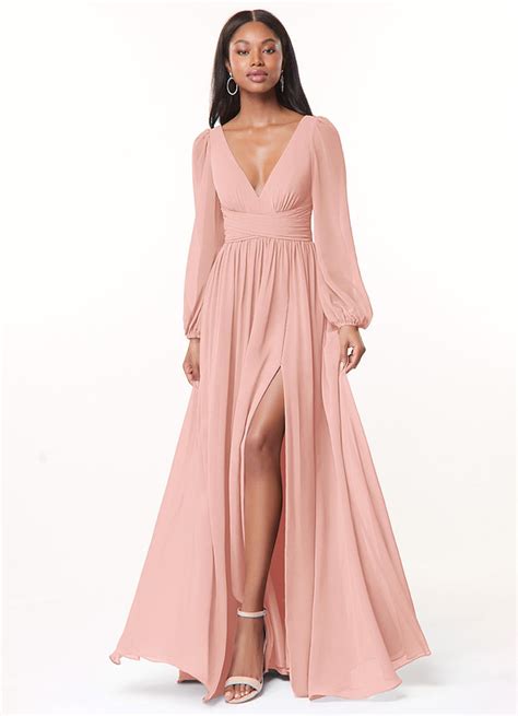 Peach Bridesmaid Dresses Azazie