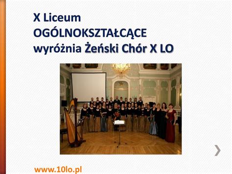 PPT X Liceum OGÓLNOKSZTAŁCĄCE PowerPoint Presentation free download