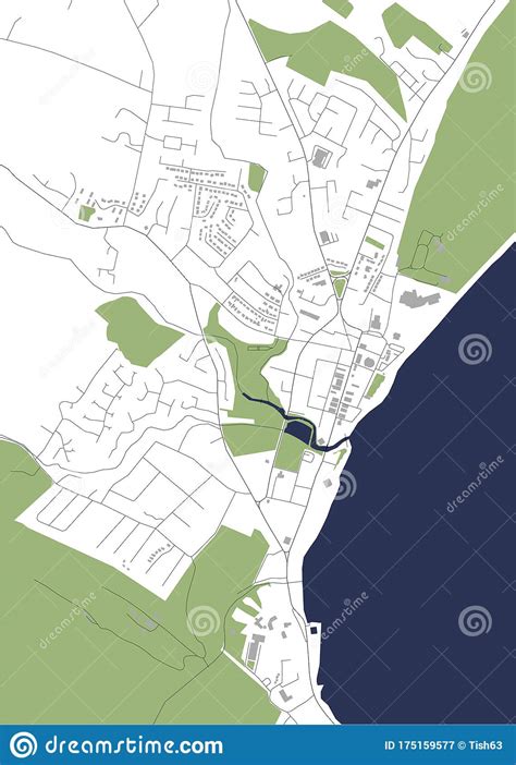 Mapa De La Ciudad De Newcastle Newry Mourne Y Abajo Del Condado Del