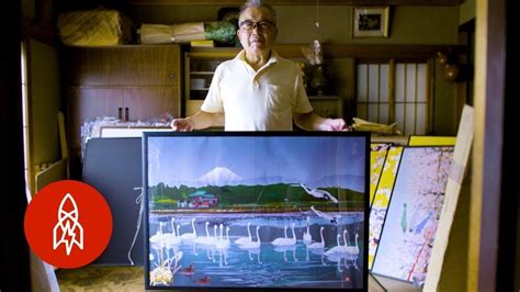 Así trabaja Tatsuo Horiuchi el increíble artista de 77 años que pinta