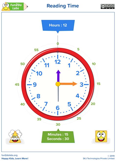 Printable Teaching Time To Kids