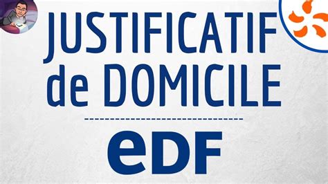 Justificatif Domicile Edf Comment Avoir Son Attestation De