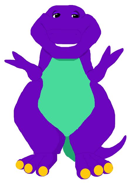 Cartoon Barney The Purple Dinosaur