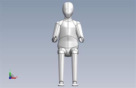 Y6902 人体模型 3d Human Model Sw Solidworks 2014 模型图纸下载 懒石网