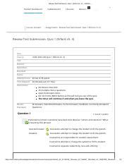 Review Test Submission Quiz 1 Erford Ch 3 202020 Pdf Review