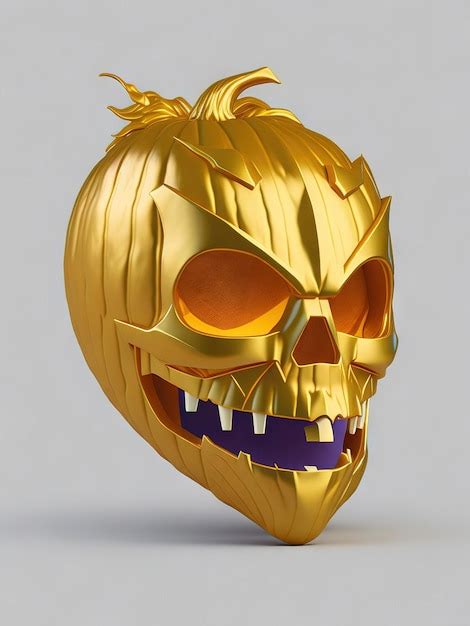 Premium AI Image | Golden Halloween Spooky TShirt Designs and Iconic Masks