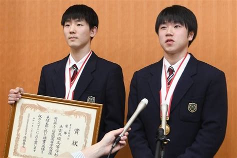 「今回は頂点狙った」 出雲北陵高卓球部、初の全国優勝を報告 島根県庁 山陰中央新報デジタル