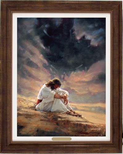 Jesus In The Wilderness Painting at PaintingValley.com | Explore ...