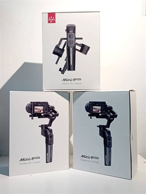 Moza Mini P Max Axis Gimbal Stabilizer For Smartphones Action Cameras