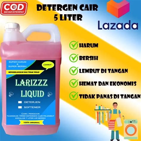 Deterjen Cair PINK 5 LITER Lazada Indonesia