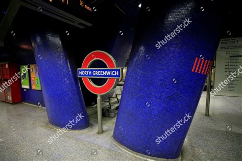 North Greenwich Tube Logo Underground Station Editorial Stock Photo