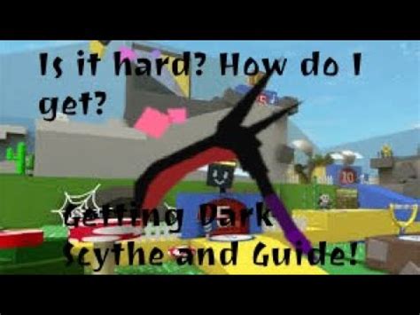 Roblox Bee Swarm Simulator How To Get Dark Scythe And Showing You Me