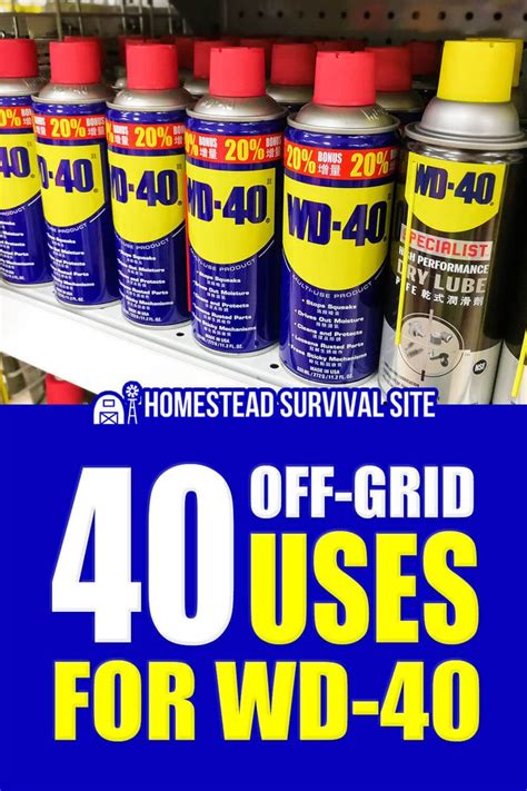 40 Off Grid Uses For WD 40 Wd 40 Wd 40 Uses How To Clean Headlights