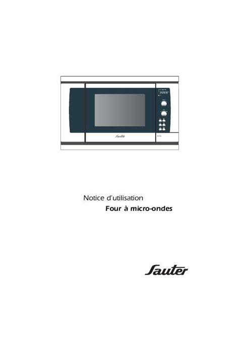 Notice Four Micro Onde Sauter Sme Xf Trouver Une Solution Un