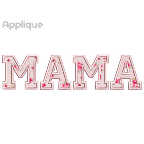 Mama Applique Embroidery Designs Nextembroidery