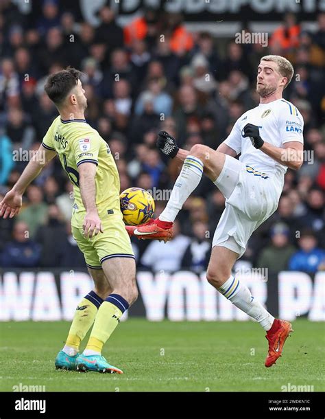 Elland Road Leeds Yorkshire UK 21st Jan 2024 EFL Championship