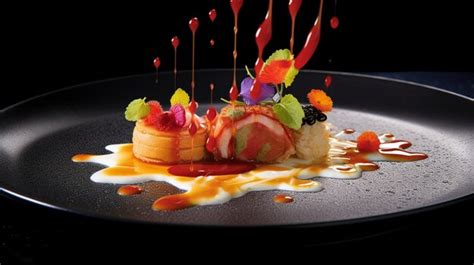 Premium Photo | Delicious cuisine food Plate presentation