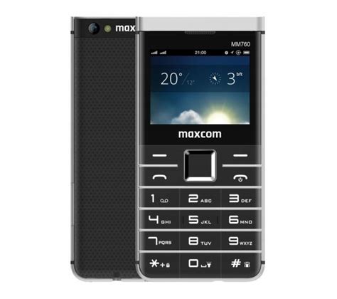 Telefon komórkowy Maxcom MM760 2 2 BT Czarny 12992582829