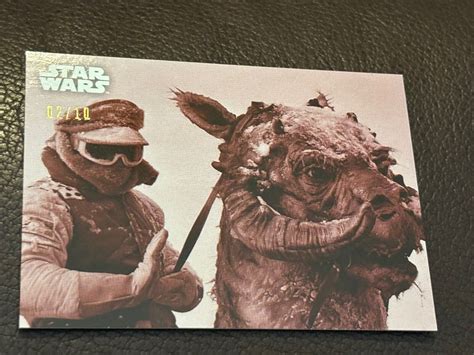 2019 Topps Star Wars Empire Strikes Back Black White Red Hue 10 Card