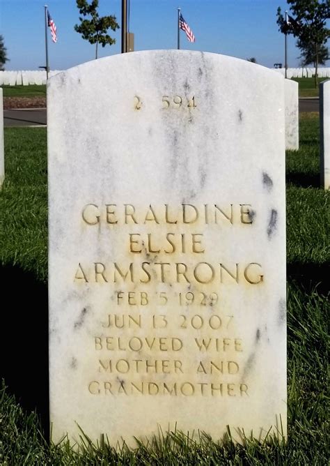 Mrs Geraldine Elsie Paulsen Armstrong 1929 2007 Homenaje De Find A Grave