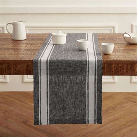 Amazon Solino Home Linen Table Runner Inches Long Pure