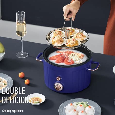 China Intelligent Automatic Lifting Hot Pot Shabu Steamer Soup Basket