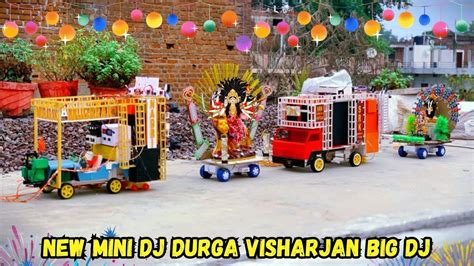 Amazing Big Dj Truck Durga Kaali Visharjan Real Mini Dj Navratri