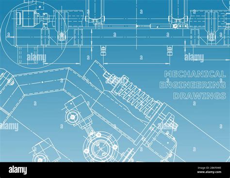 Computer Aided Design Systems Technical Illustrations Backgrounds