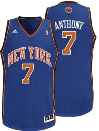 Amazon.com : NBA New York Knicks Carmelo Anthony Swingman Jersey, Blue, XX-Large : Sports Fan ...