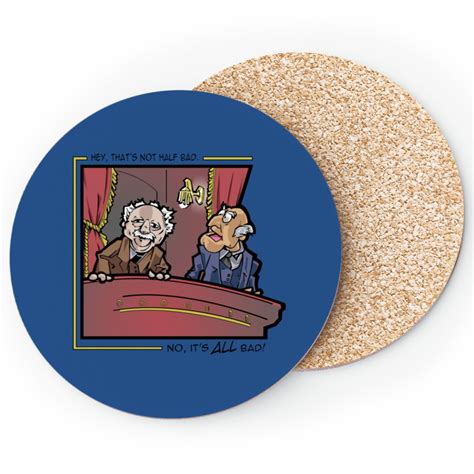 Statler And Waldorf: The Hecklers - Muppets - Coasters