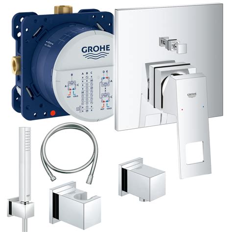 Grohe Eurocube Rapido Unterputz Wannen Armatur Set Up Bad Euphoria