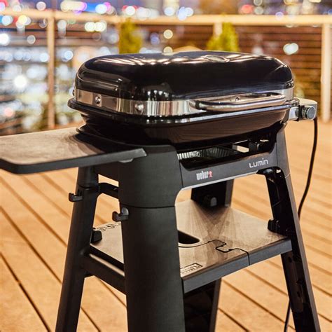 Barbecue Elettrico Weber Lumin Compact Con Stand Weber Barbecue