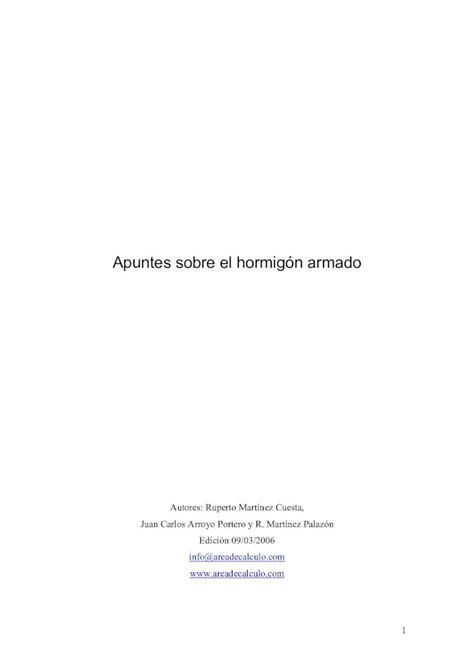 Pdf Apuntes Sobre El Hormig N Armado Pdf Filela Instrucci N Ehe