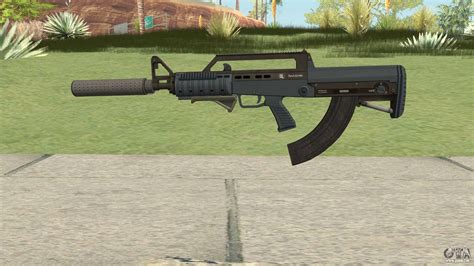 Bullpup Rifle Two Upgrades V4 Old Gen Gta V Pour Gta San Andreas