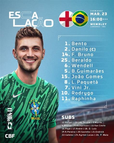 Inglaterra X Brasil Palpite Onde Assistir E Escala Es Amistoso