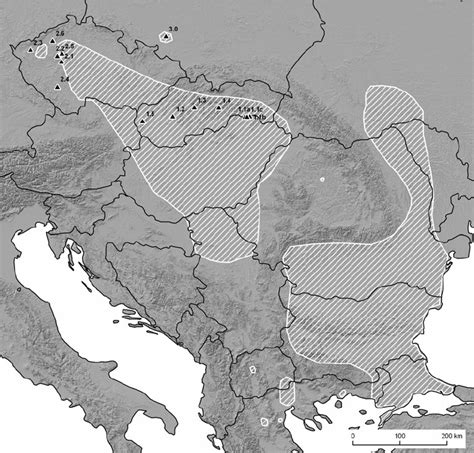 Map Of Sites Where European Ground Squirrels Were Reintroduced And The