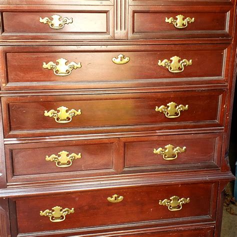 Vintage Bassett Tall Dresser Thriftyfun