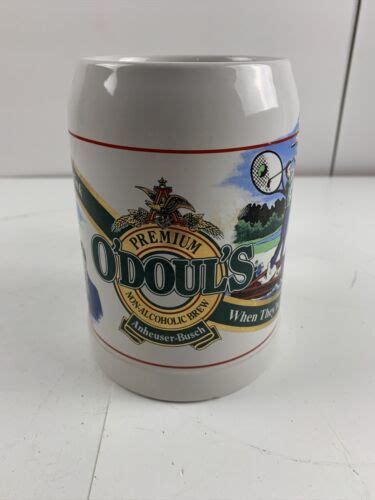 O Douls Vintage Old Anheiser Busch Budweiser Odouls Beer Stein Mug 4633874889