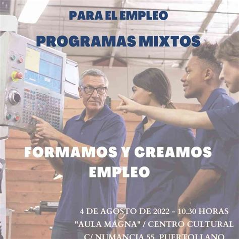 Jornada Informativa De Formaci N Profesional Sobre Los Programas Mixtos