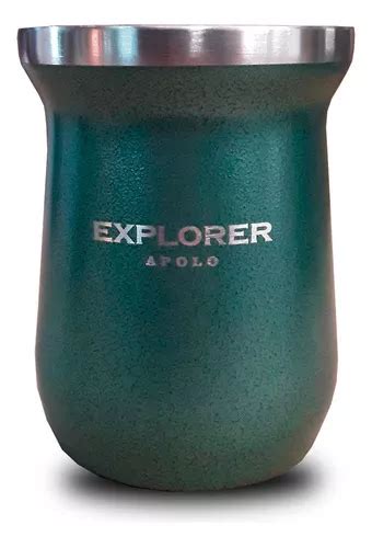 Aço Inoxidável Mate Apollo Explorer Classic Terere Frio Cor Limão Preto